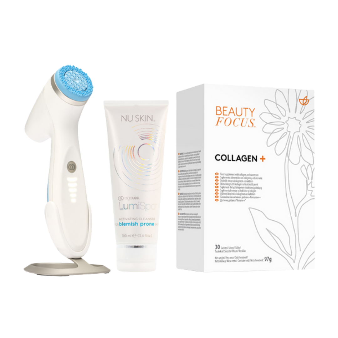 Better together Collagen+ en ageLOC LumiSpa iO-systeem - Droge huid