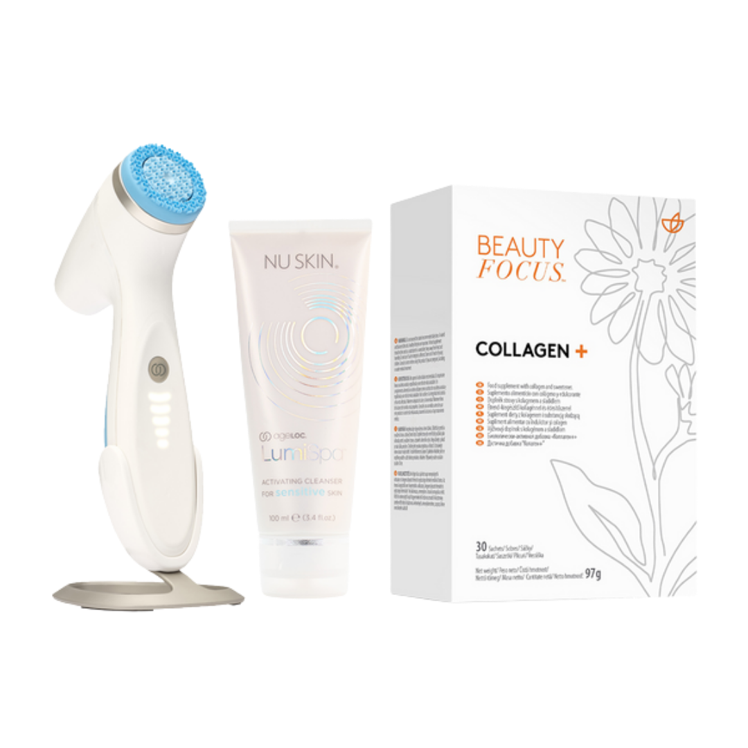 Better together Collagen+ en ageLOC LumiSpa iO-systeem - Droge huid