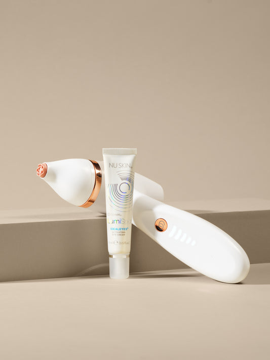 ageLOC LumiSpa iO Rose Gold Accent & ageLOC LumiSpa IdealEyes - Eye Care Kit