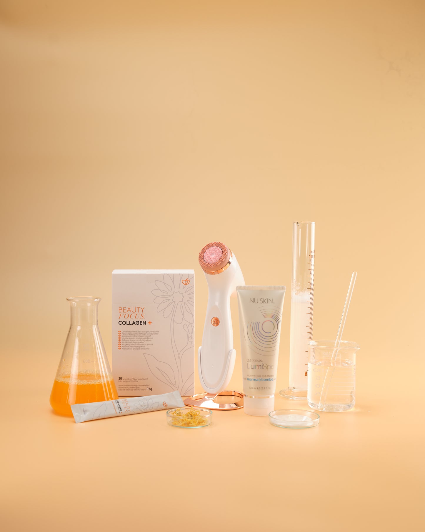 Better together Collagen+ en ageLOC LumiSpa iO-systeem - Droge huid