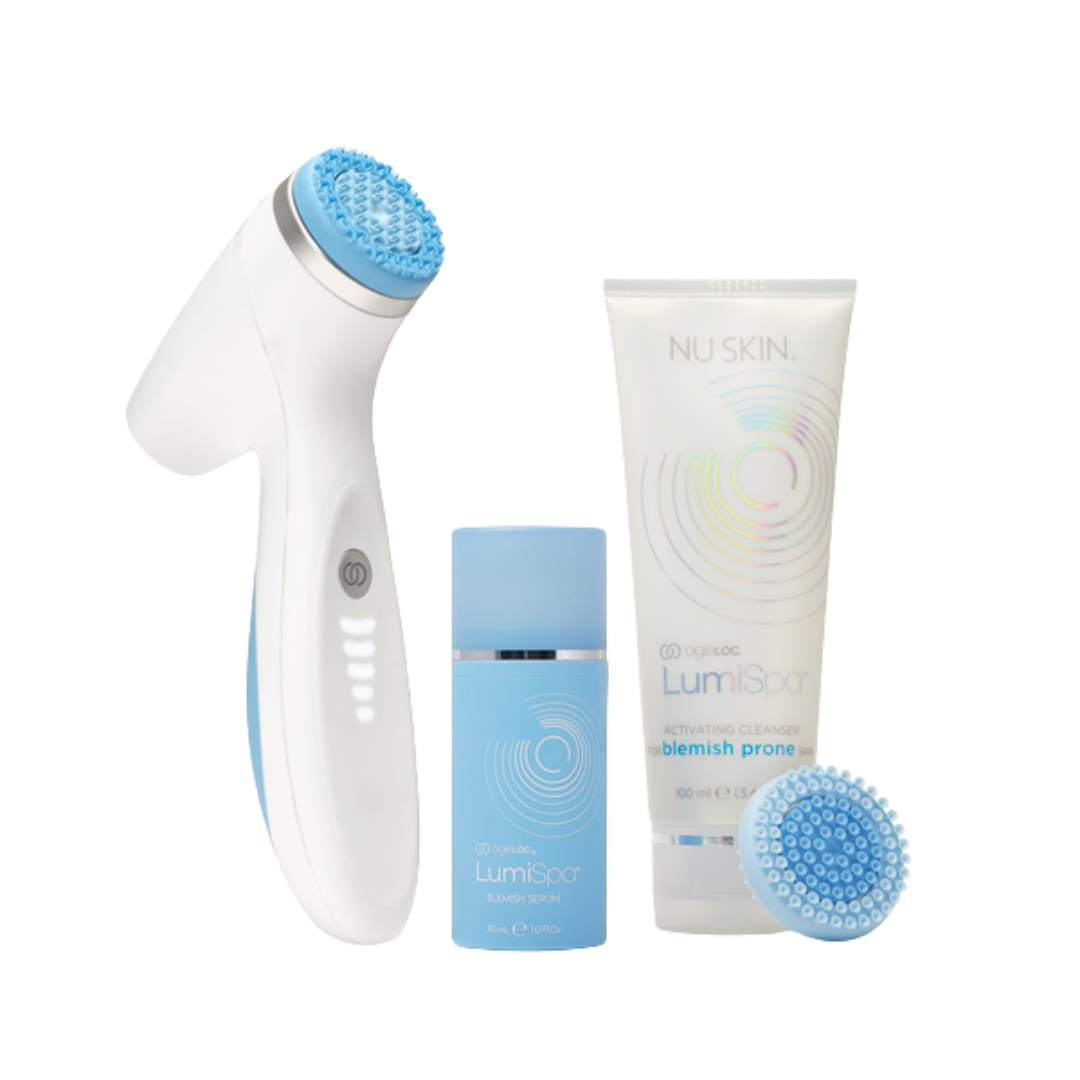 ageLOC LumiSpa iO volledige routine voor de onzuivere huid