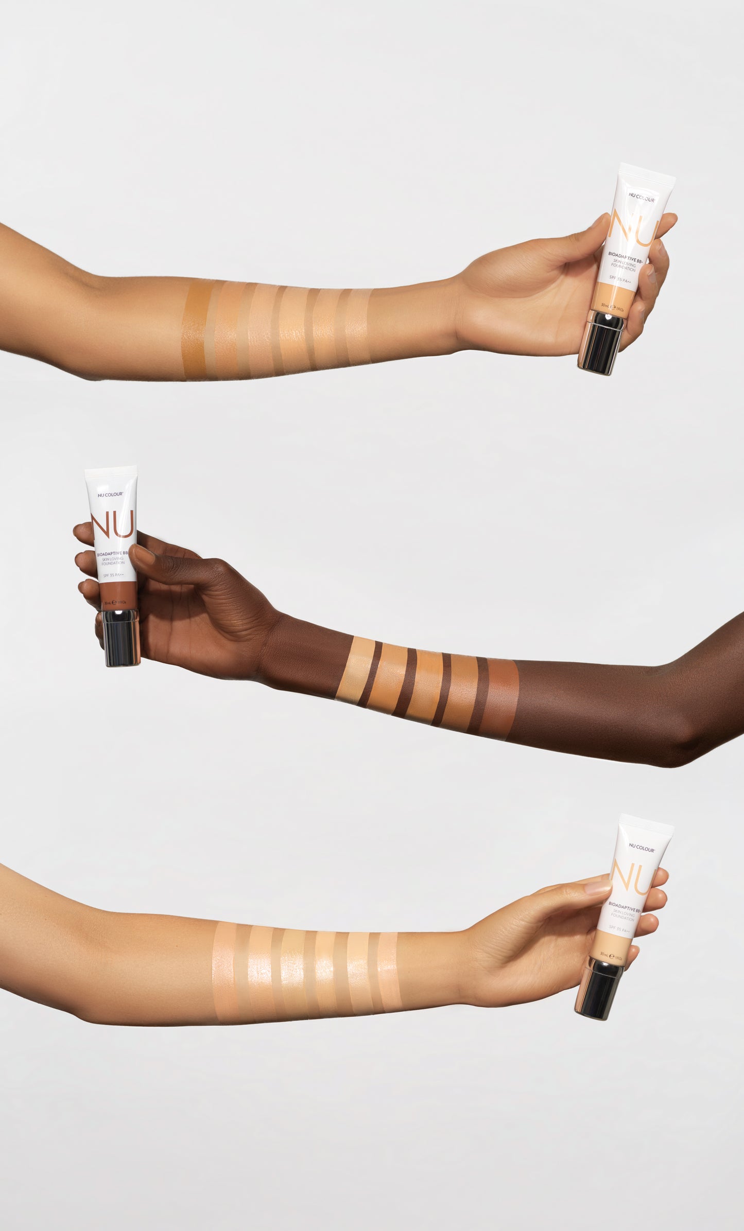 Nu Colour Bioadaptive* BB+ Skin Loving Foundation - Shell
