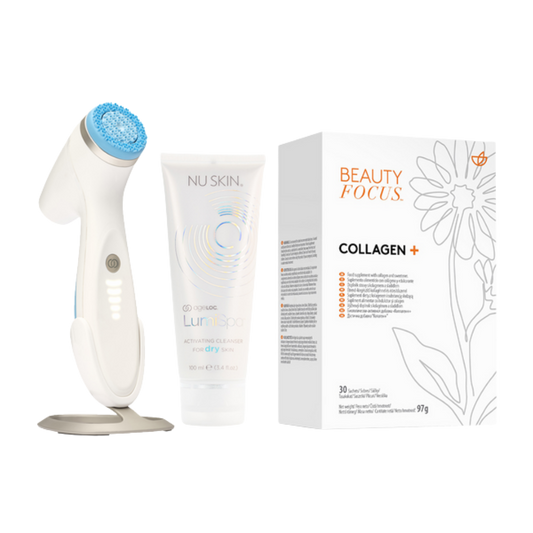 Better together Collagen+ en ageLOC LumiSpa iO-systeem - Droge huid