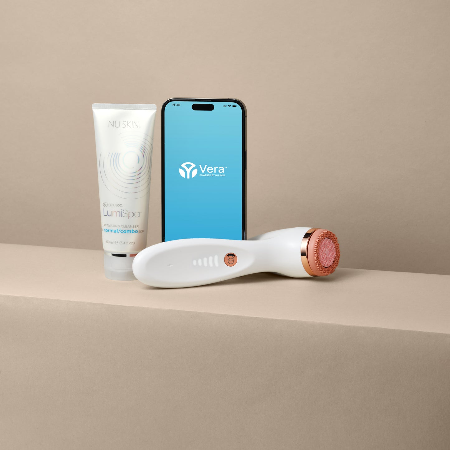 ageLOC LumiSpa iO Rose Gold Cleansing Kit - Droge huid